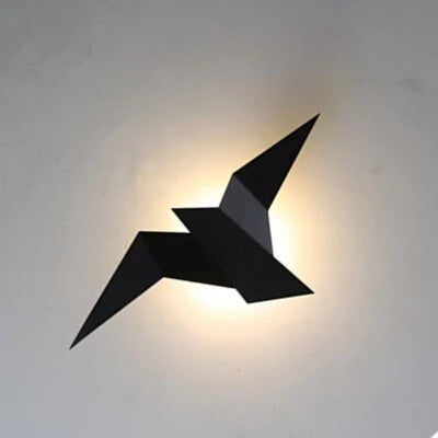 Nordic Iron Bird Wall Lamp for Home Decor