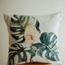 Greenery with Pink Floral |   Modern Home Decor | Mud-Cloth Pillow |